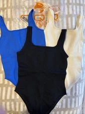 OQQ Women's Bodysuit 3-Pack Ribbed