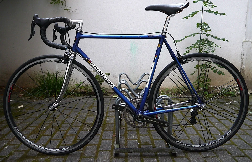 1983 Colnago Super Mexico Saronni 54cm Campagnolo Record Titanium 10/Zonda - Bild 2 von 4
