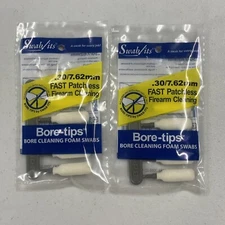2 X 6 Packs Swab-Its Bore Tip .30 Caliber & 7.62 Fast Patchless Firearm Cleaning
