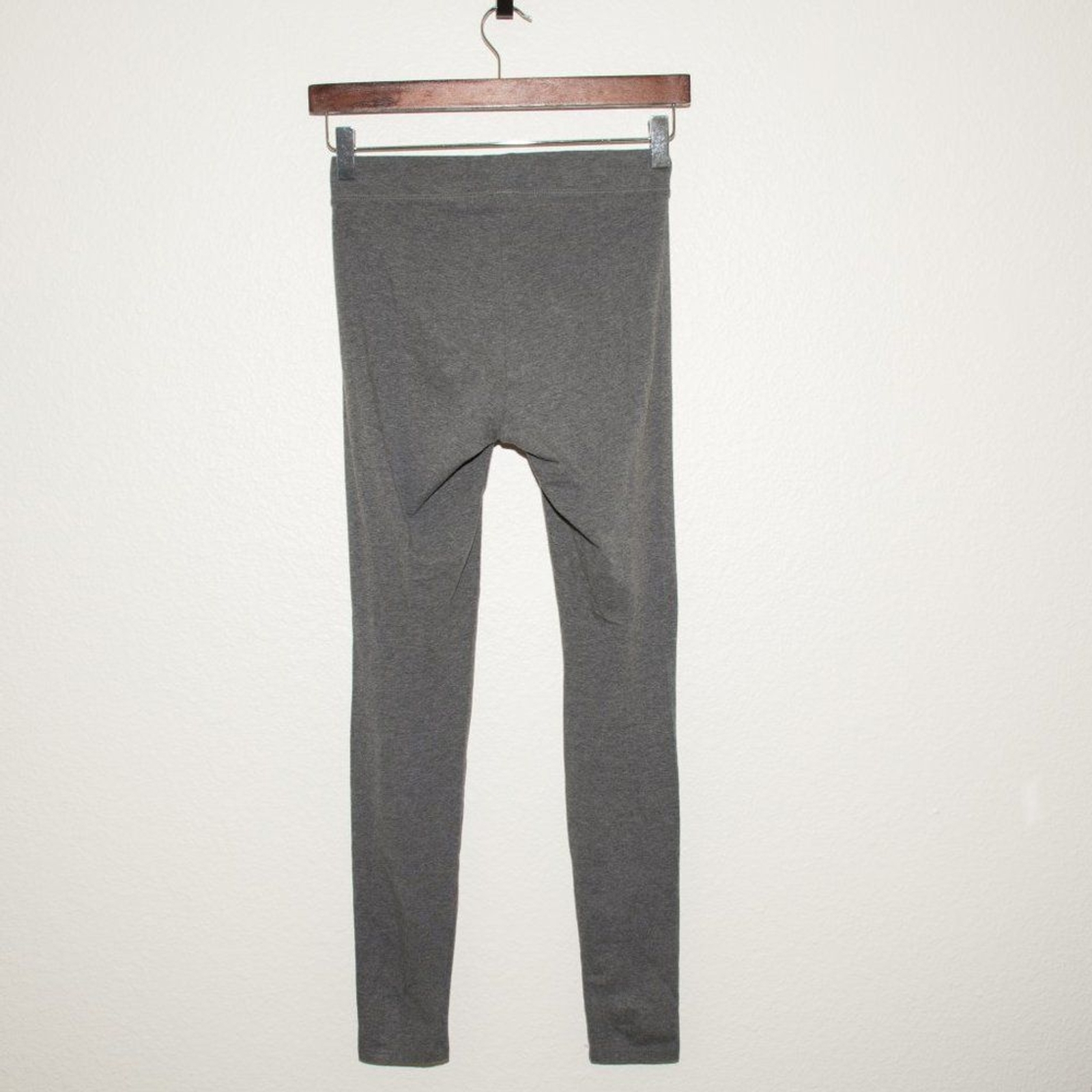 PINK Victoria's Secret Basic Solid Gray Leggings … - image 3