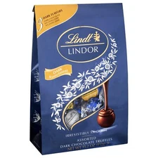 Lindt LINDOR Assorted Dark Chocolate Truffles 15.2 oz Gourmet Candy Bag