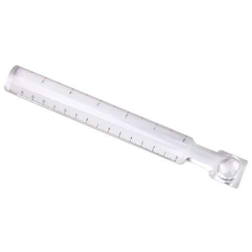 Geometry Drawing Rulers Measuring Tool Scale Ruler Plastic Magnifier Ruler - Picture 1 of 18
