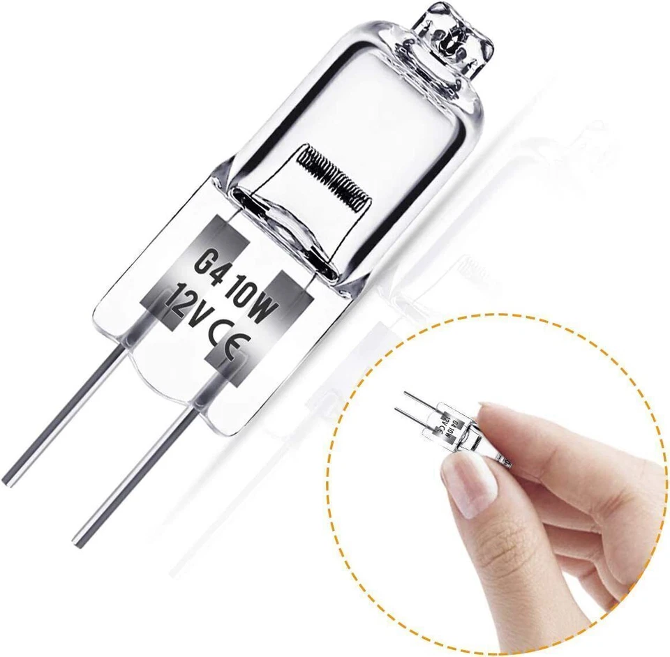 1-100 x G4 5W 10W 20W Halogen Lampe Stiftsockellampe Warmweiß Birne Dimmbar 12V - Bild 3 von 4