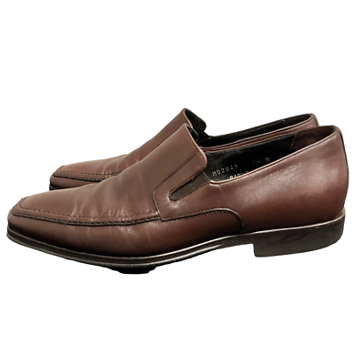 Bruno Magli Men\'s Shoes Raging Suede Slip On Loafers Brown Size 8.5 W Bruno Magli Suede Penny Loafer - main image 4