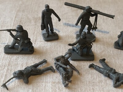 Figurines Soldats Airfix 1/72 WW2 German Infantry - Lot De 13, Occasion Pour Maquettiste