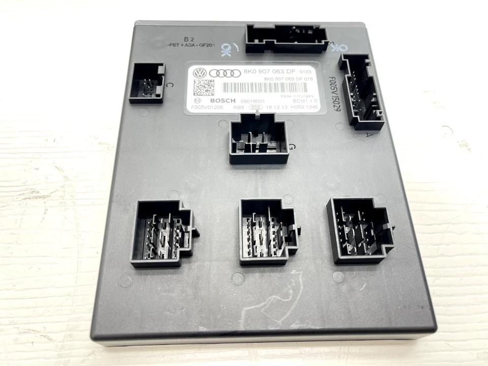 AUDI A4 ALLROAD 2013-2016 BCM ECM ECU BLOQUEO MÓDULO INMOVILIZADOR LLAVERO CLÚSTER Foto 3 de 4