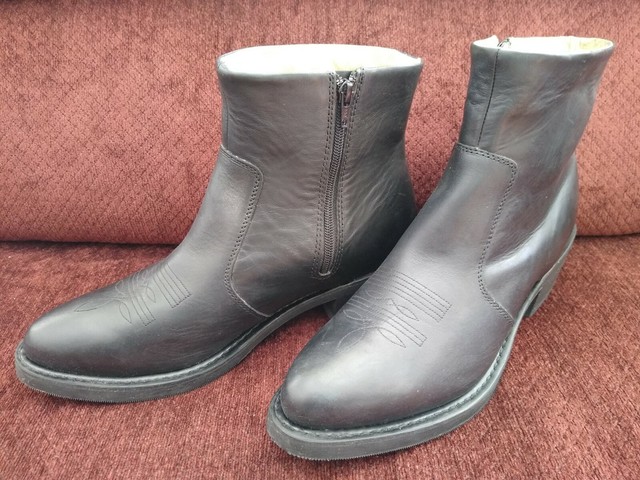 durango men's side zipper western boots