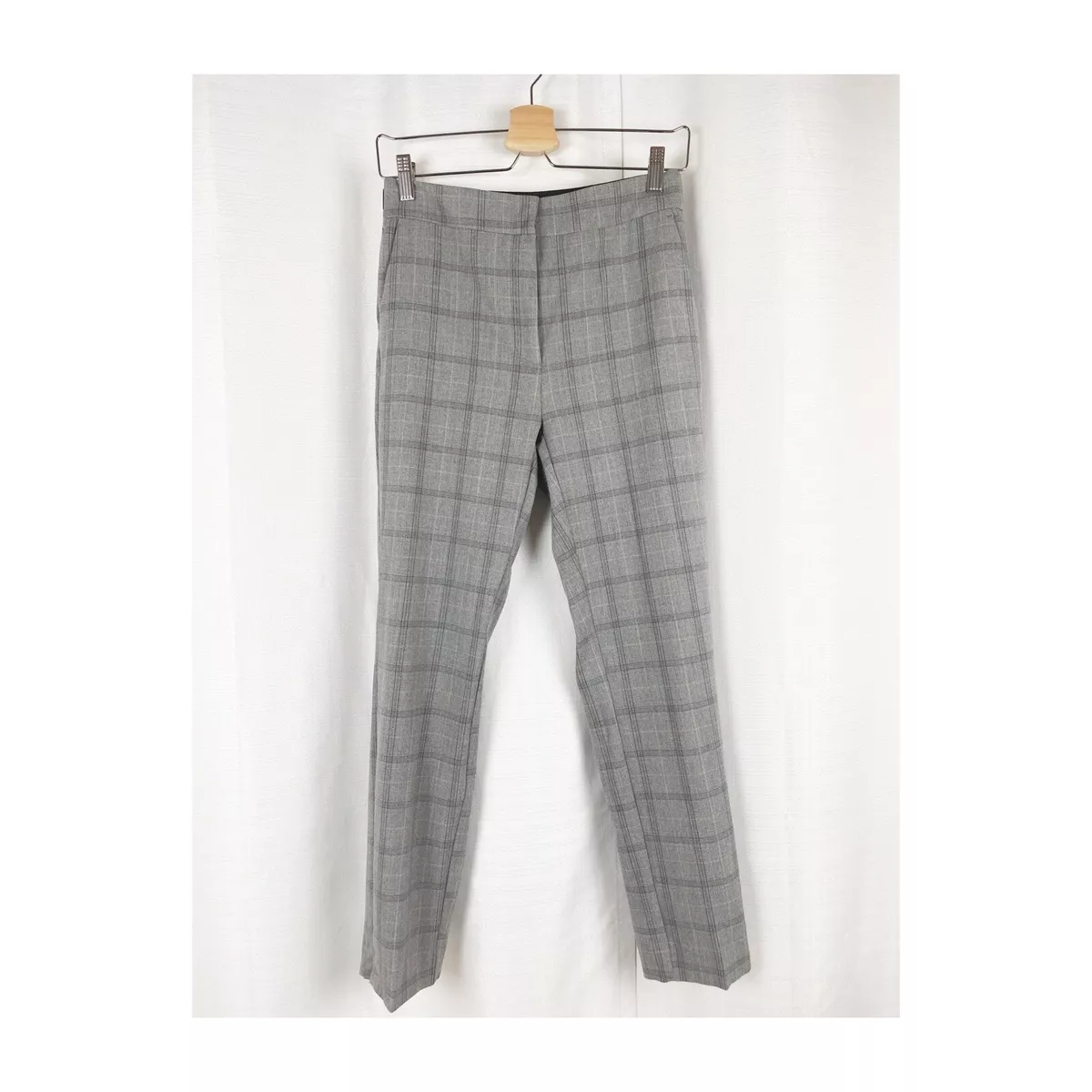 Zara Mens Blue Check Trousers Size 36 L30 in – Preworn Ltd