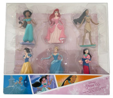 New Disney Princess Set of 6 Figures Cake Toppers Playset