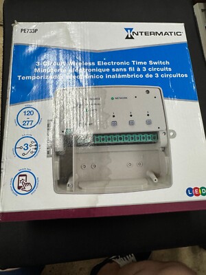 Intermatic 3-Circuit Wireless Electronic Time Switch 24-Hour 7-Day  Type 3R