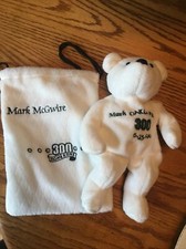 mark mcgwire 300 homeruns. beanie baby with bad