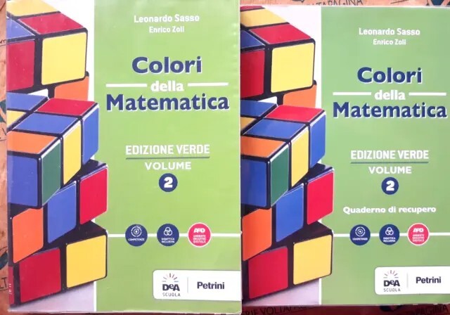 COLORI DELLA MATEMATICA EDIZ. VERDE VOL.2 - L.SASSO E.ZOLI - PETRINI