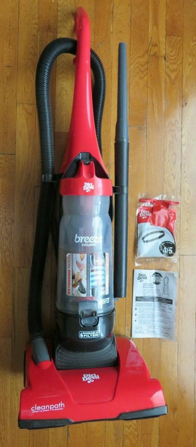 Dirt Devil Vacuum Cleaner Breeze Cyclonic Corded Bagless Upright