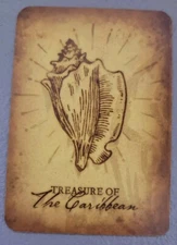 Disney World Pirates of the Caribbean Adventure Treasure of Seven Seas Card