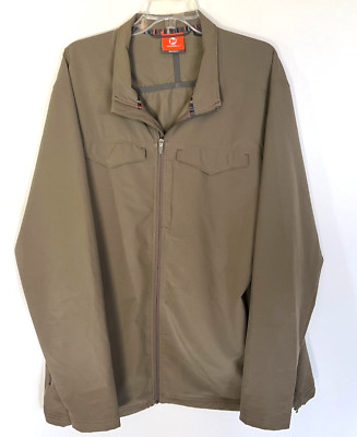 Merrell Men's XXL Taupe Lightweight Coat - Rain/Wind Protection