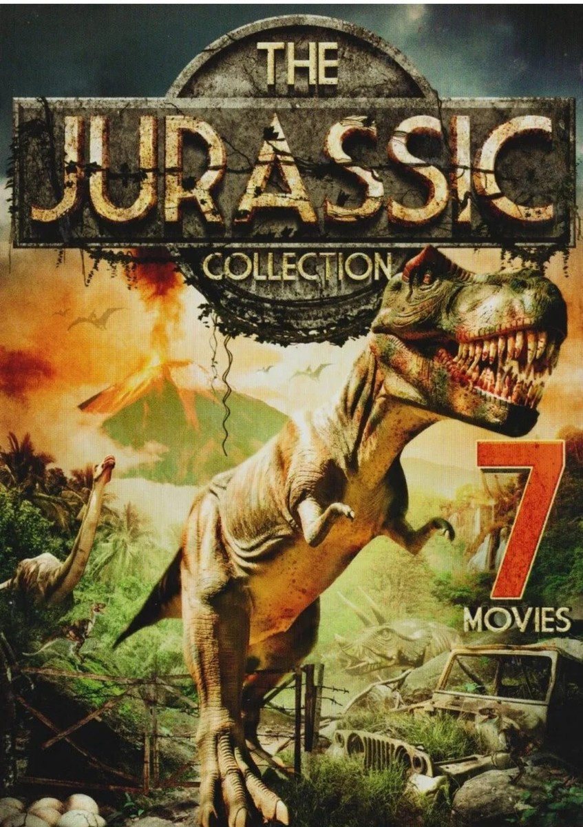 2016 シャダコン DVD THE JURASSIC COLLECTION: 7 MOVIES (NEW/SEALED 2-DVD SET, 2015