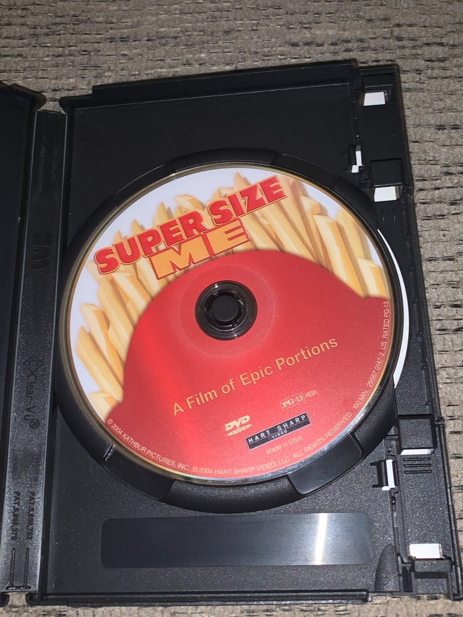 Super Size Me DVD 2004 Sundance Film Festival Winner Documentary