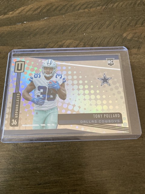 TONY POLLARD 2019 PANINI UNPARALLELED Circles NFL ROOKIE CARD COWBOYS 