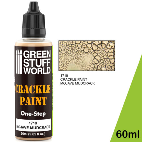 Peinture craquelante Mojave Mudcrack 60 ml - fissures de roulis bases miniatures désert - Photo 1/3