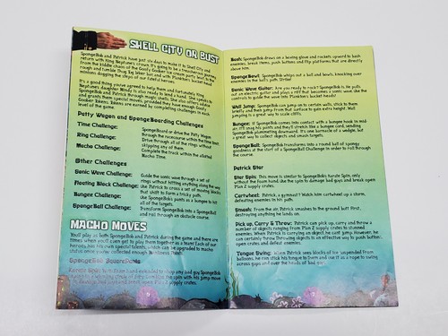 SpongeBob Schwammkopf The Movie authentisch Nintendo GameCube nur Handbuch * - Bild 9 von 21