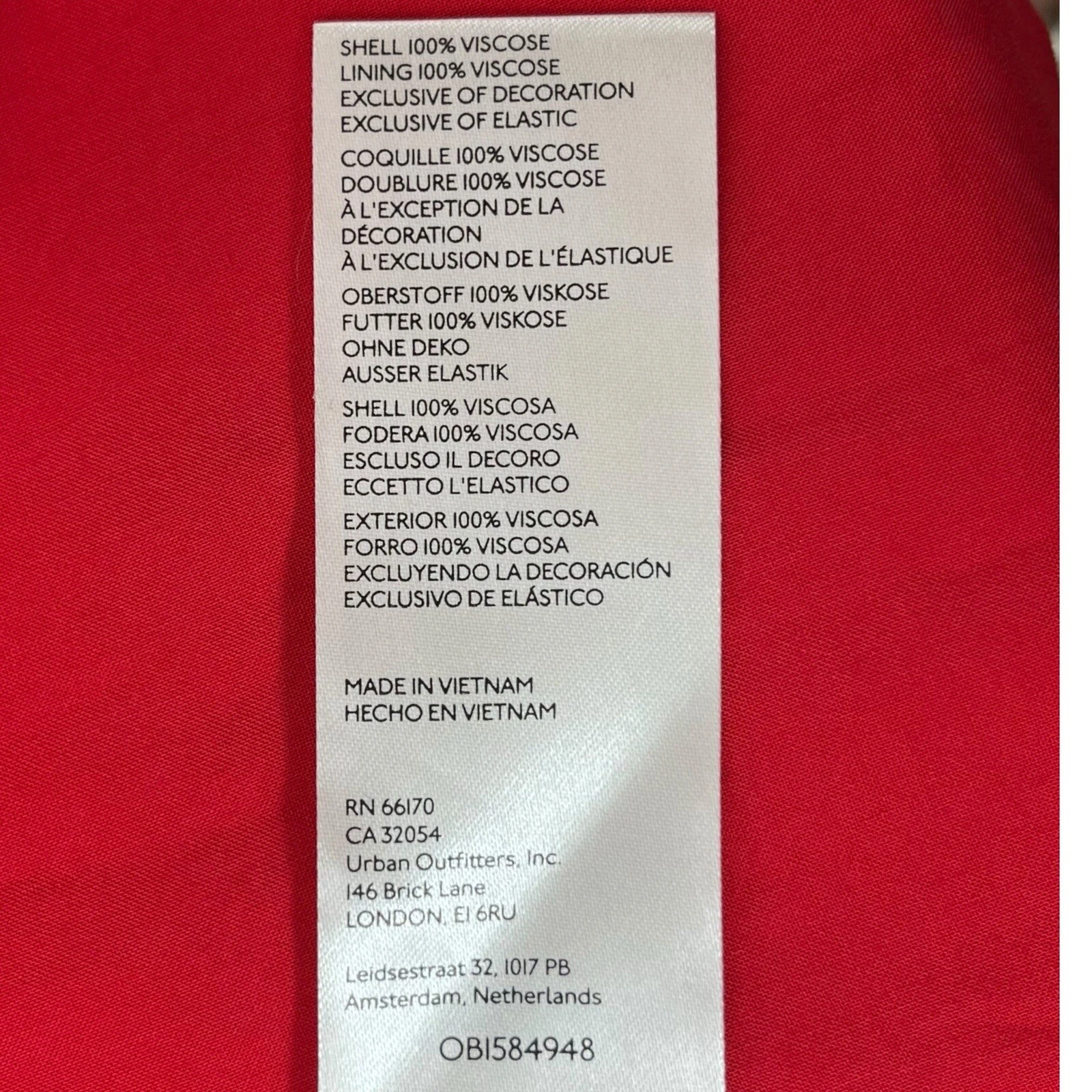 VALENTINO Free People Mini Abito Boho Floreale con Bordo in Velluto Tess Rosso