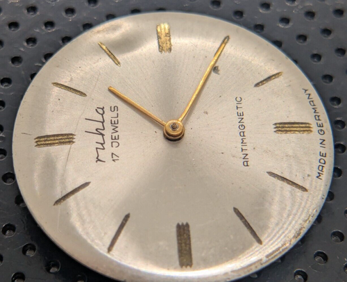 Ruhla UMF 39-12 8 3/4''' Vtg Watch Movements For Parts A - Picture 4 of 8