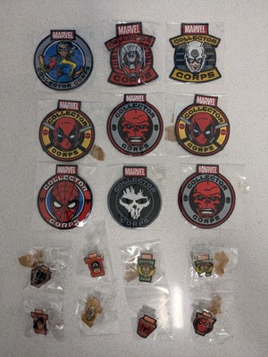Marvel Collector Corps Patches and Pins (Lot Of 17)