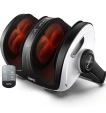 RENPHO Foot Calves Arm Massager, Shiatsu with Heat, Remote R-D001R