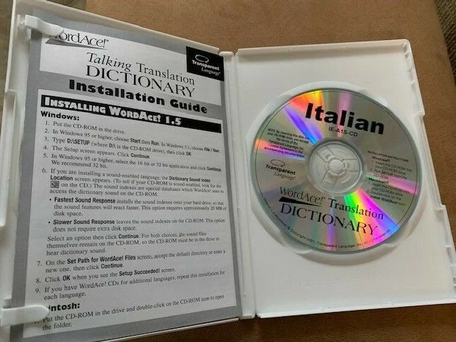 Transparent Language Italian WordAce! - Image 2 of 2