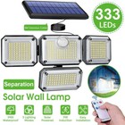 3000LM 333 LED Solar Lights Outdoor Waterproof Motion Sensor Security Wall Lamp