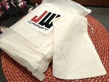 50 Pc JW CRAFT Cotton Muslin Cheesecloth  Drawstring Bags  6x8 Tea Spices Gifts