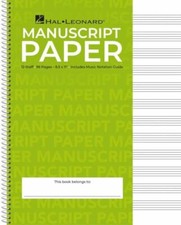 Standard Wirebound Manuscript Paper Green Cover the New
