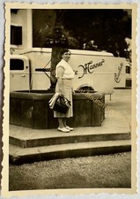 orig. Foto Auto Wagen Reklame Manner Schokolade um 1935