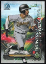 Nick Gonzales 2021 Bowman Chrome Positional Promise #POS-NG Pittsburgh Pirates