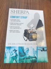 Sherpa Pet Carrier Comfort Strap, Black-Brand New-Ships N 24h