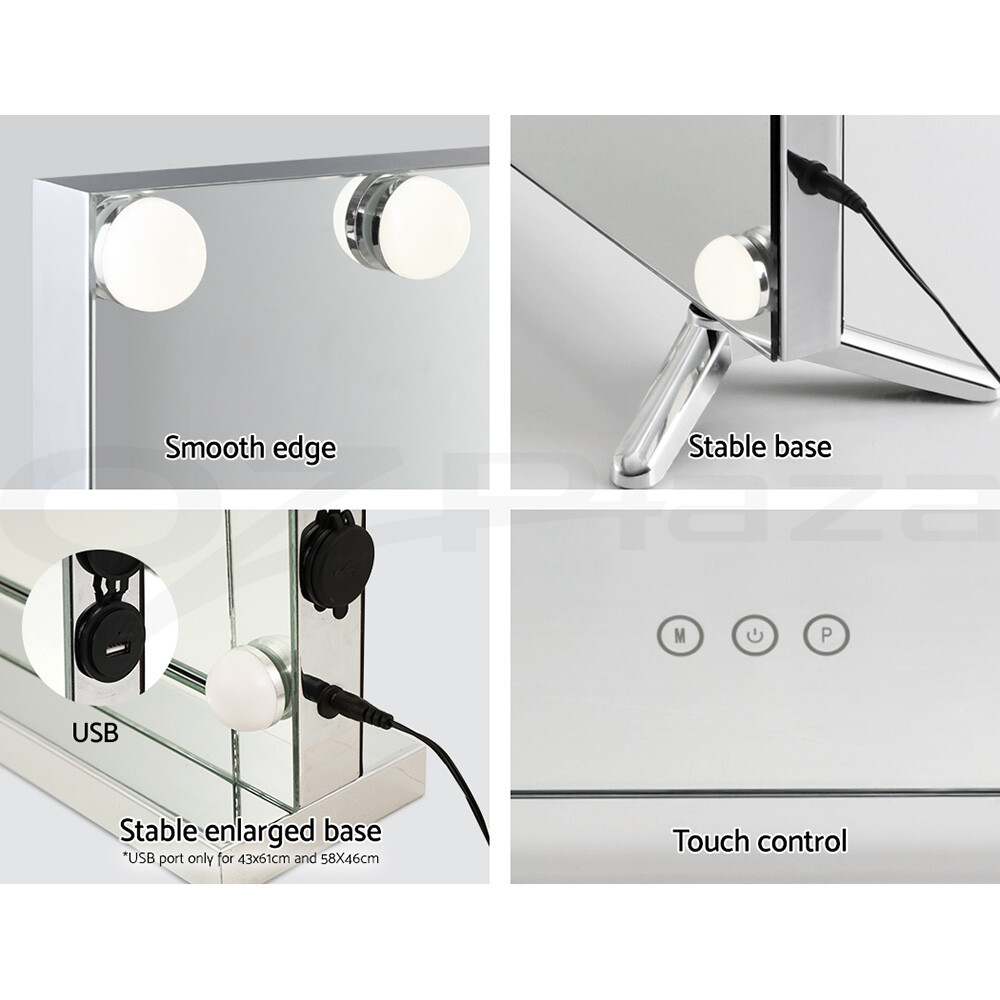 Embellir Makeup Mirror With Lights Hollywood LED Bulbs Vanity Touch