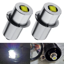 (2) 18v VOLT White Flashlight Bulbs For DEWALT DW9083 - DW908 - DW919 - DC509