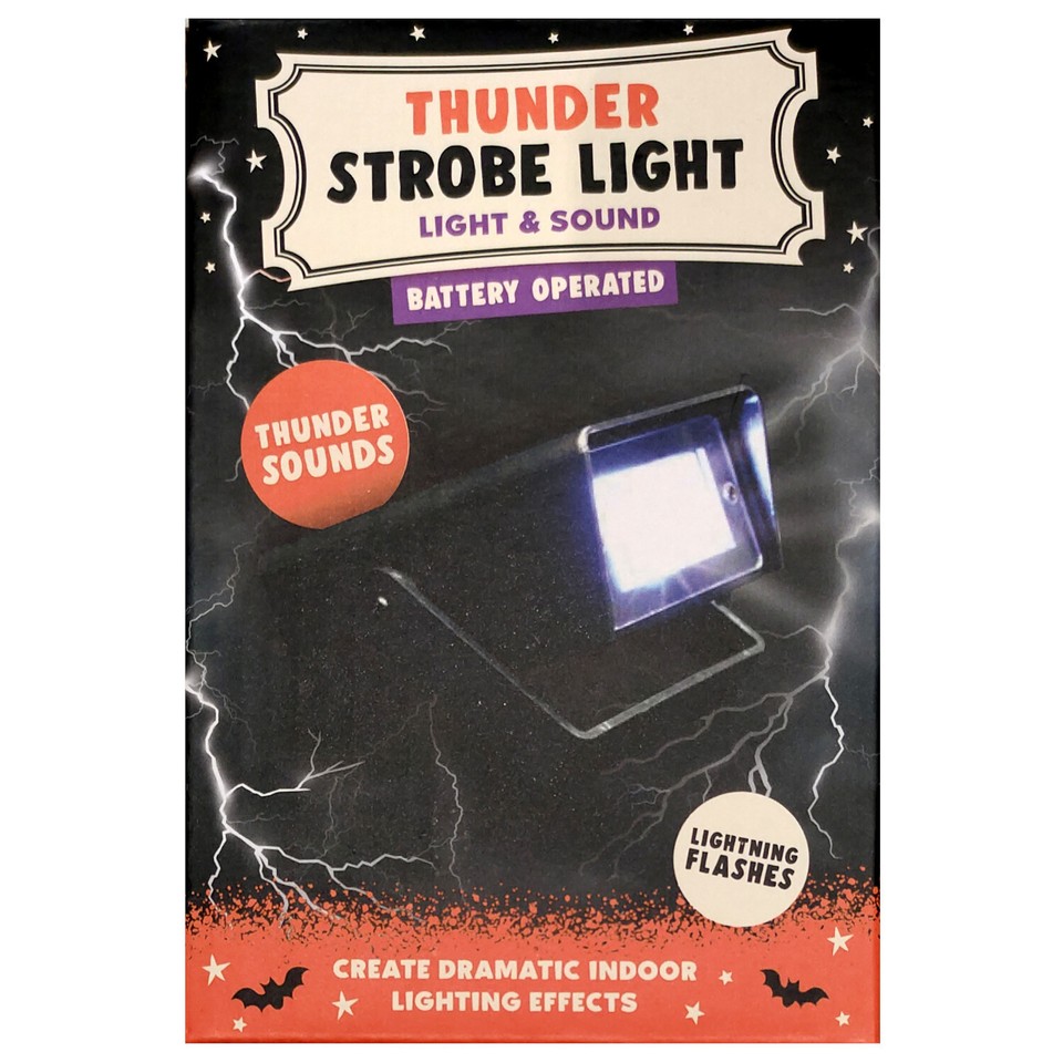 Strobe Simulation Halloween Lightning & Thunder SFX STROBE Simulator Dynamic Indoor Light ...