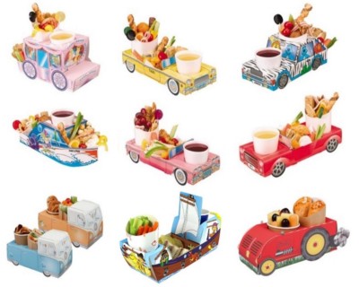 Party Meal Food Trays Birthday Snack Lunch Box Plate Tray Choose Design & Amount