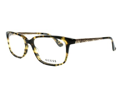 GUESS GU2612 Tortoise & Gold 052 Plastic Optical Eyeglasses Frame 53-16-135 2612