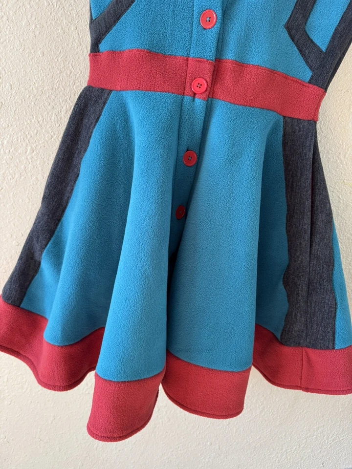 Vestido Kigurumi Kigurumi inspirado en Deku Midoriya My Hero Academia hecho a mano M polar Foto 4 de 4