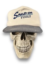 Vintage K-Products Denim SNAP ON TOOLS Hat Cap Snapback Hat Made in USA Rare