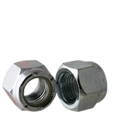 3/8"-16, UNC NE (Standard) Nylon Insert Locknuts Grade N2 (A), Zinc, 25 Pack