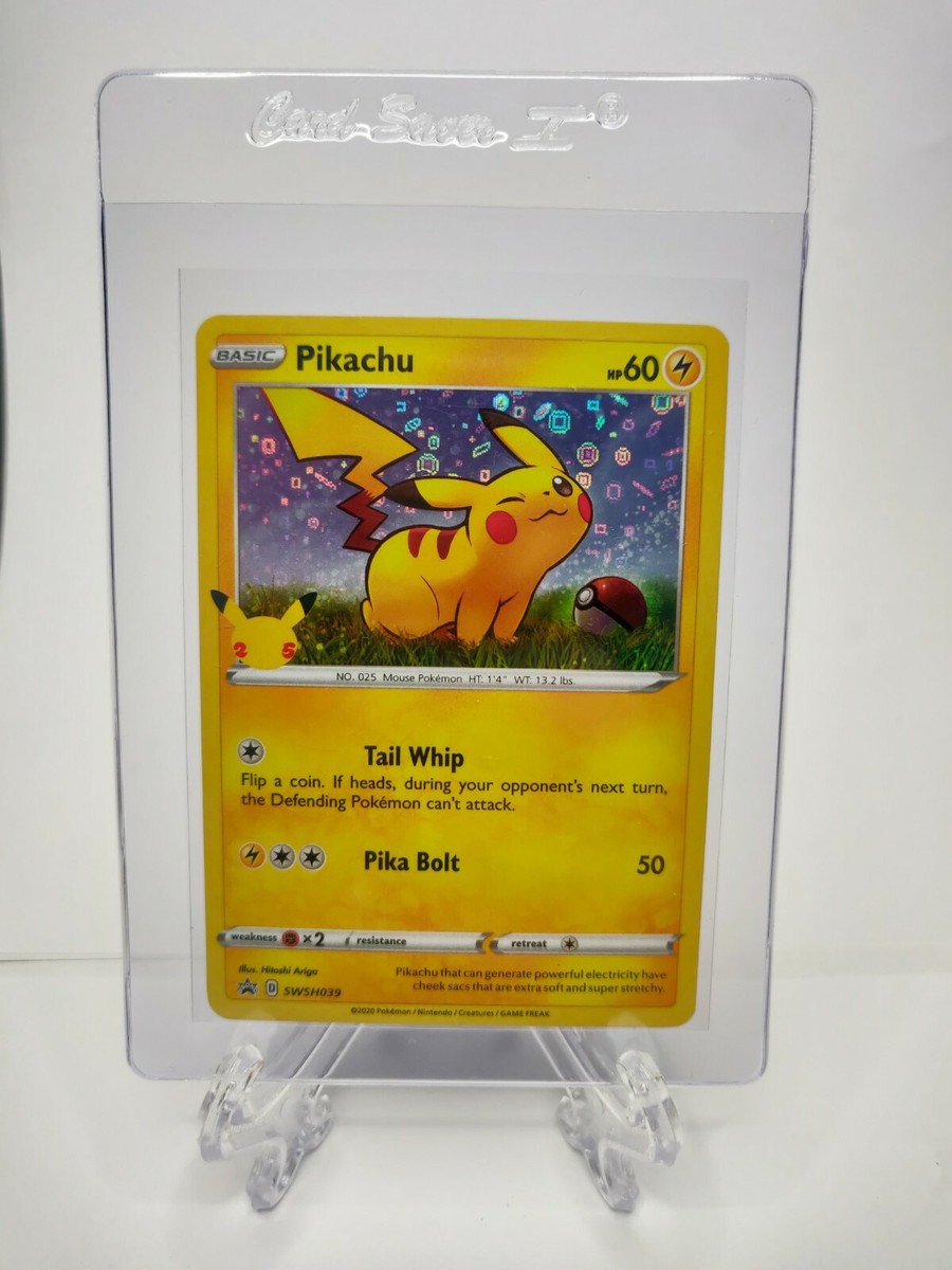 X1 MINT Pokemon 25th Anniversary Promo Pikachu Stamped HOLO