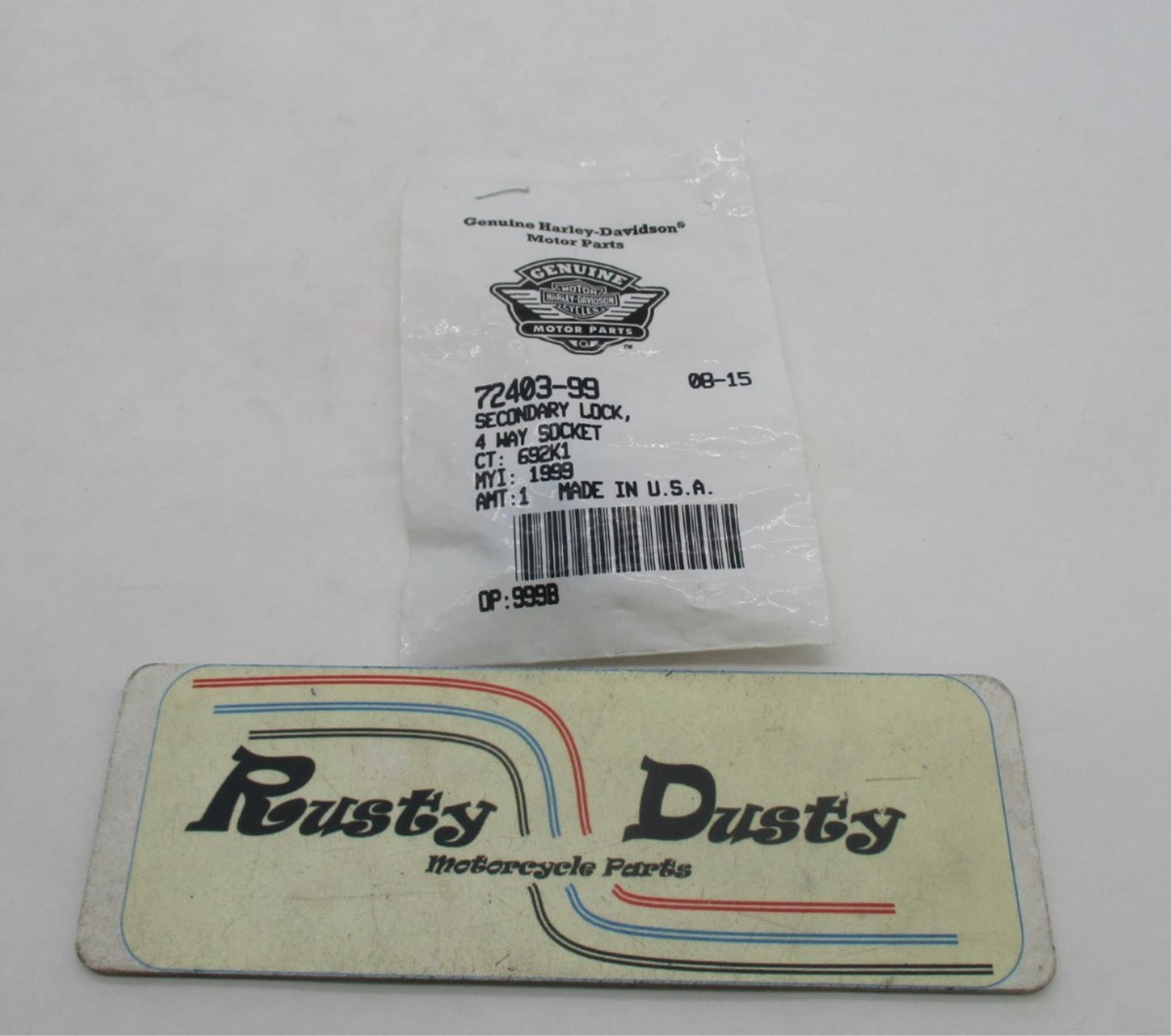 Harley Davidson Genuine NOS 4-Way Socket Secondary Lock 72403-99  