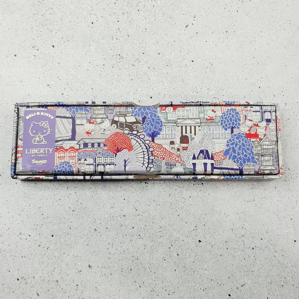 Sanrio HELLO KITTY X LIBERTY Art Fabrics of London Pencil set x 6 Pencils RARE - Bild 3 von 4