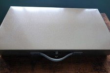 Vintage Metal Slide Storage Box 150 Slots Good Condition