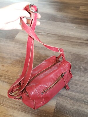 NWOT The Sak Mirada Crossbody with branded medallion, Cayenne, sensory friendly 