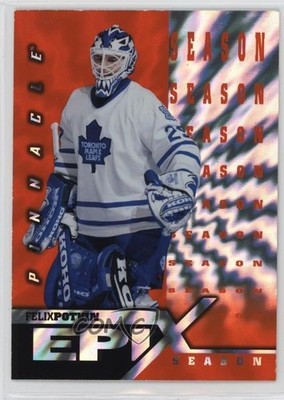 1997-98 Pinnacle Epix Orange Season Felix Potvin #E11 0d3