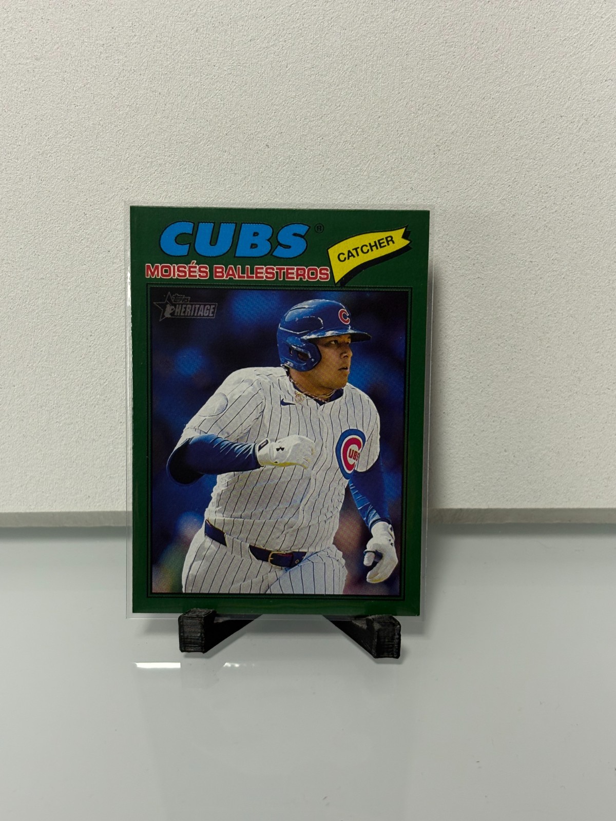 2026 Topps Heritage - Moises Ballesteros # 247 Dark Green - Cubs